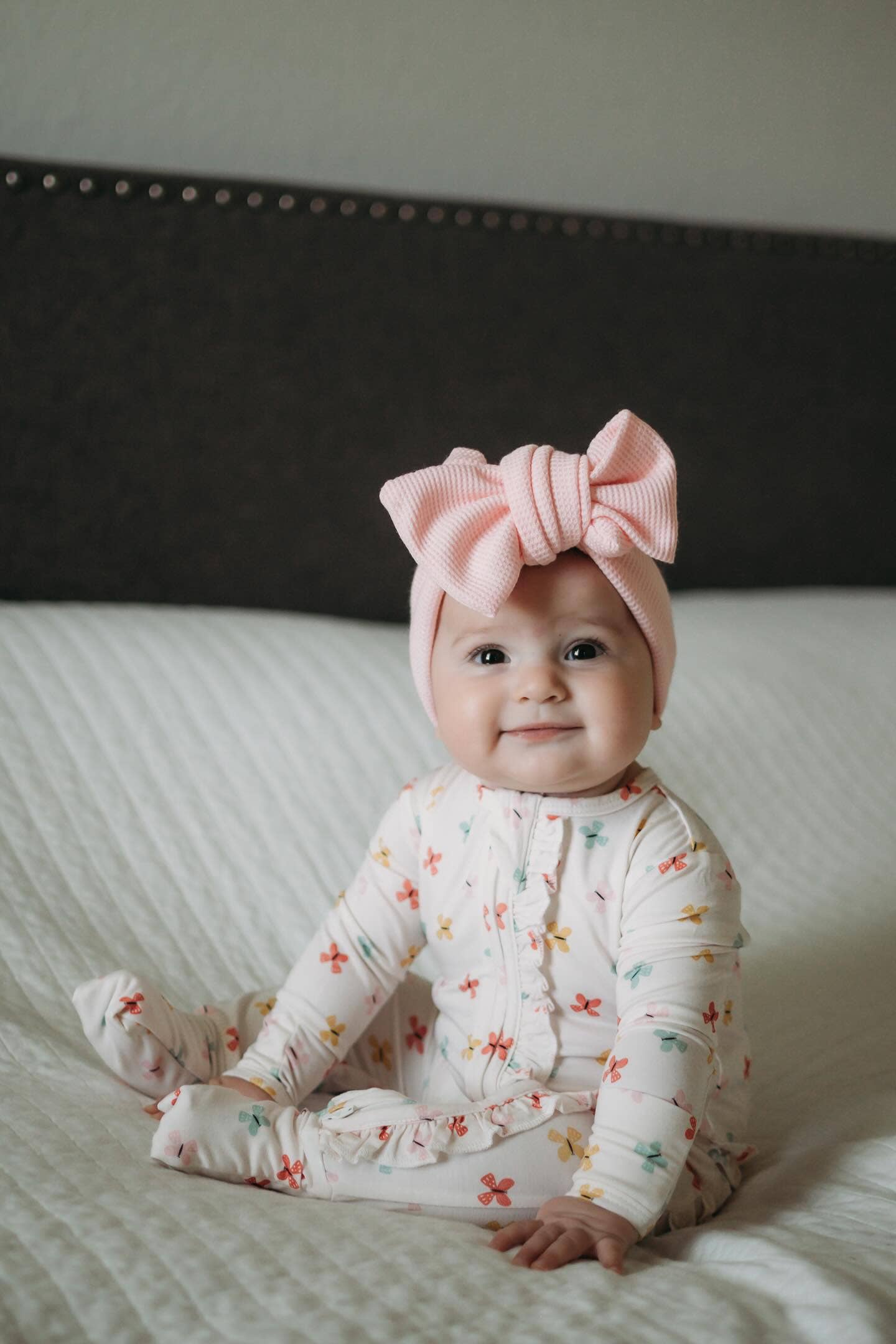 Cozy Dreamerz – Großhandel Schlafanzug – Baby – Flutter - Ruffle Bamboo-Schlafanzug2