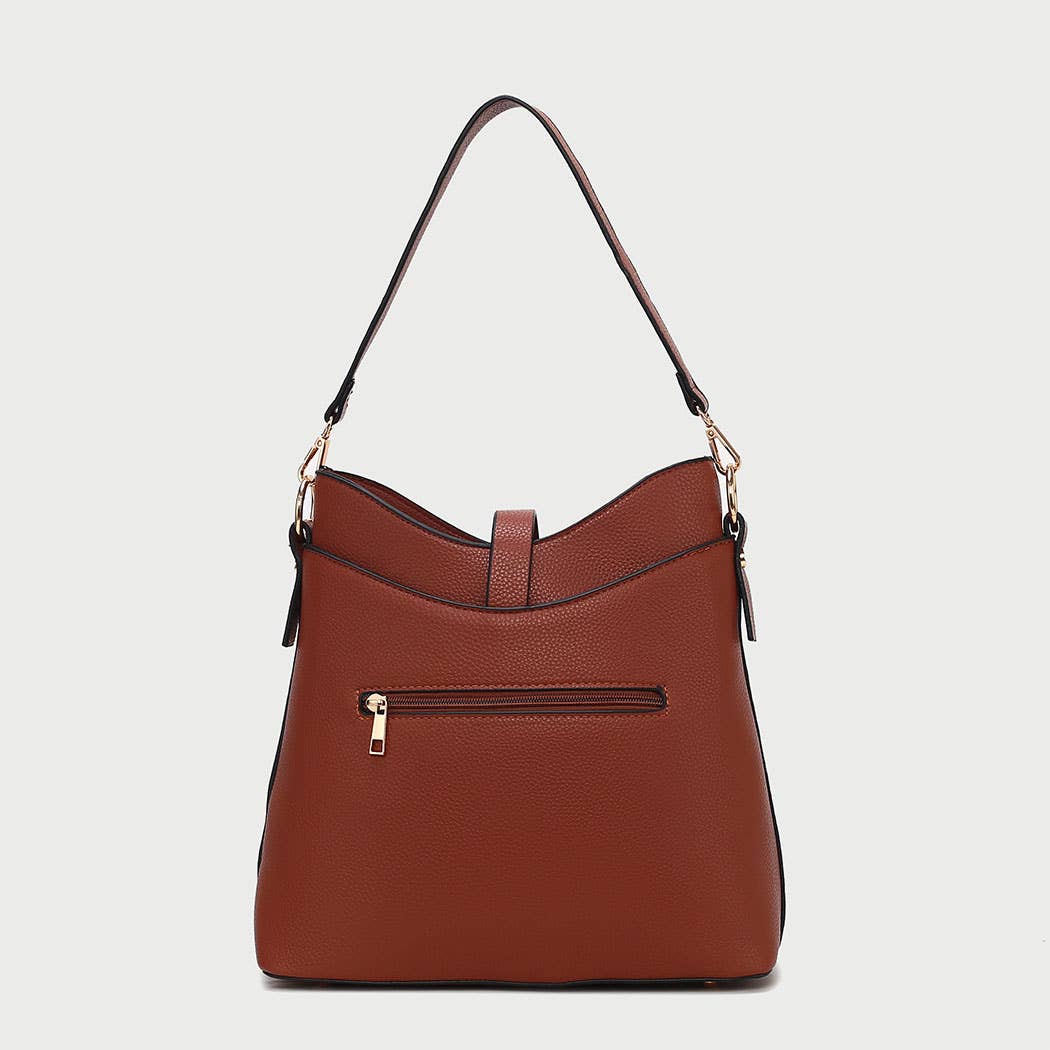 MKF Collection - Wholesale Shoulder Bag - Women's - Geneva Vegan Leather Shoulder Handbag Crossover by Mia K13