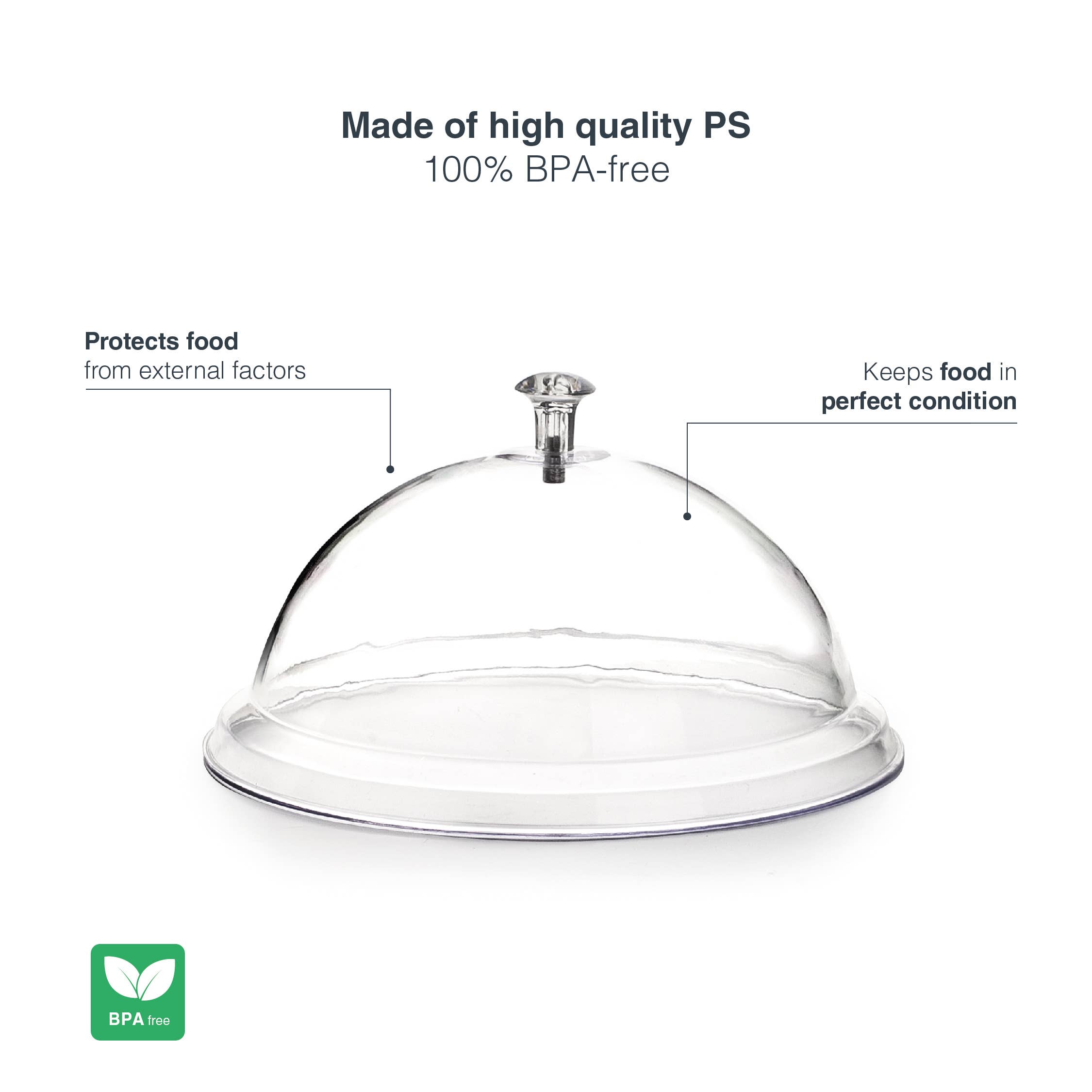 LACOR MENAJE PROFESIONAL S.L. - Wholesale Food Storage Container - Cake Cover Dome Ps 30Cm3