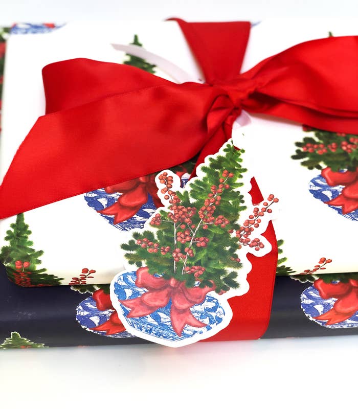 JOSIL Paperie & Gift - Vente Étiquette cadeau - Étiquette cadeau Chinoiserie Ginger Jar4