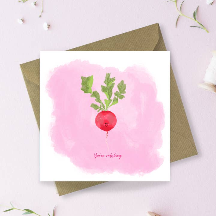 You're Radishing wenskaart voor wholesale door Sayers Studio