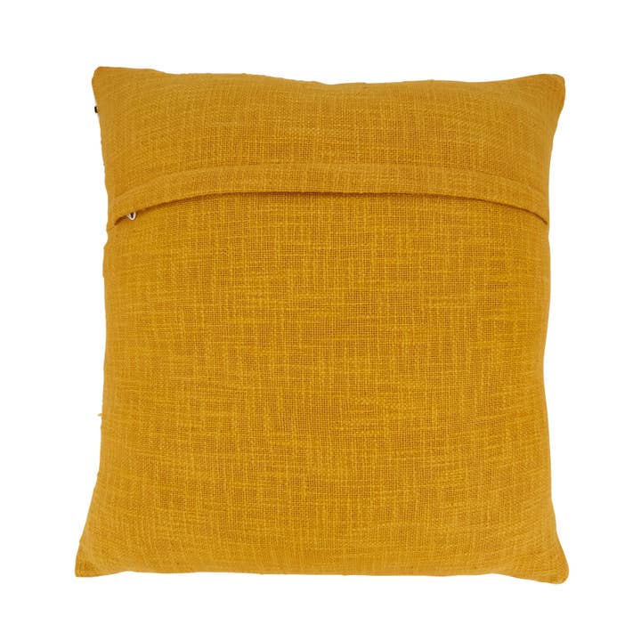 Mustard Artistic Flair Abstract Throw Pillow for wholesale on Faire