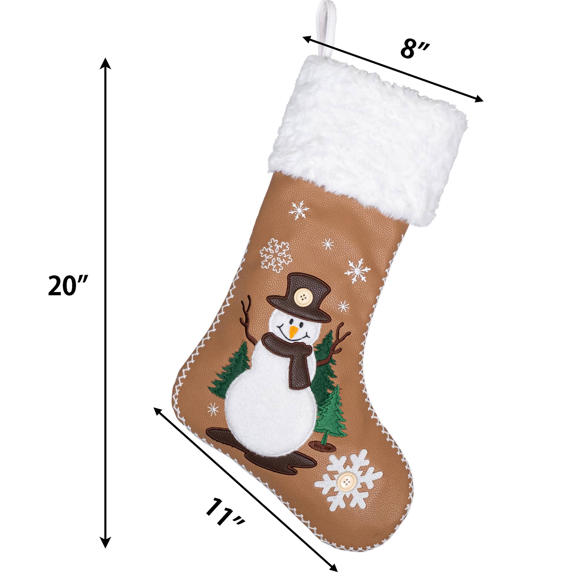 GEXWORLDWIDE - Wholesale Holiday Stocking - New Stitched Cartoon Embroidered Christmas Stocking10