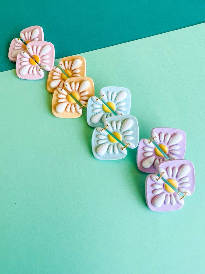 Juni | Clay Earrings for wholesale by Eleven + Jane