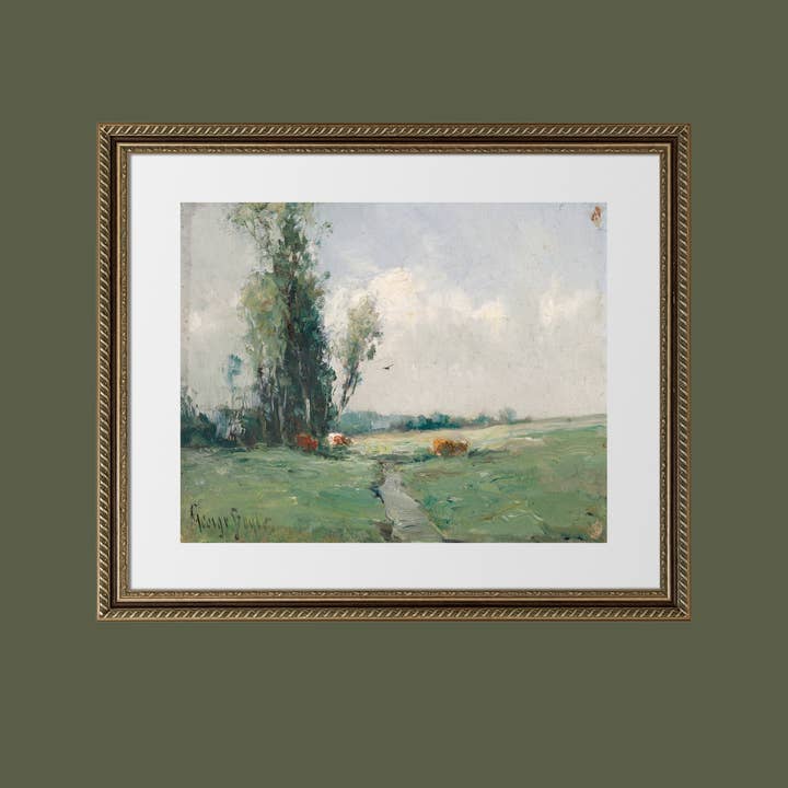 Sea to Skye - Wholesale Art Print - Landscape with a Stream Antique Art Print6