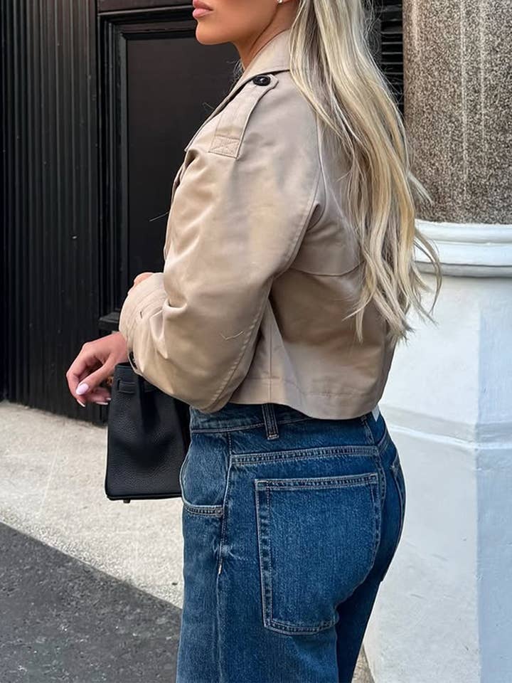 ElevateWell - Wholesale Jacket - Women's - Button-Up Short Jacket5