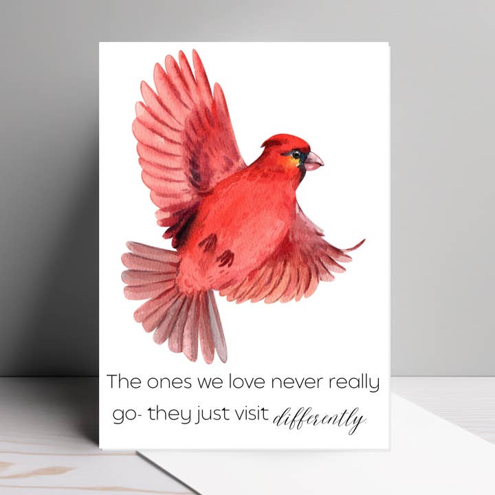 Visita Cardinal | Cartão de Simpatia ou Pensando em Ti por atacado de By Megan