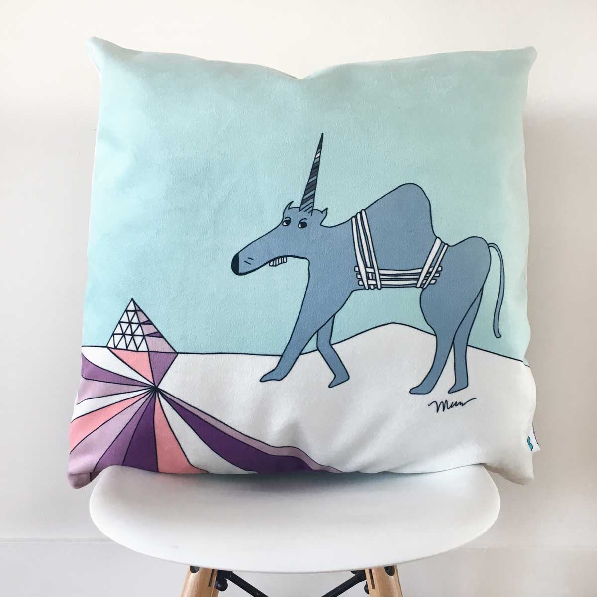 Unicamel Velveteen Pillow for wholesale by The MoMeMans