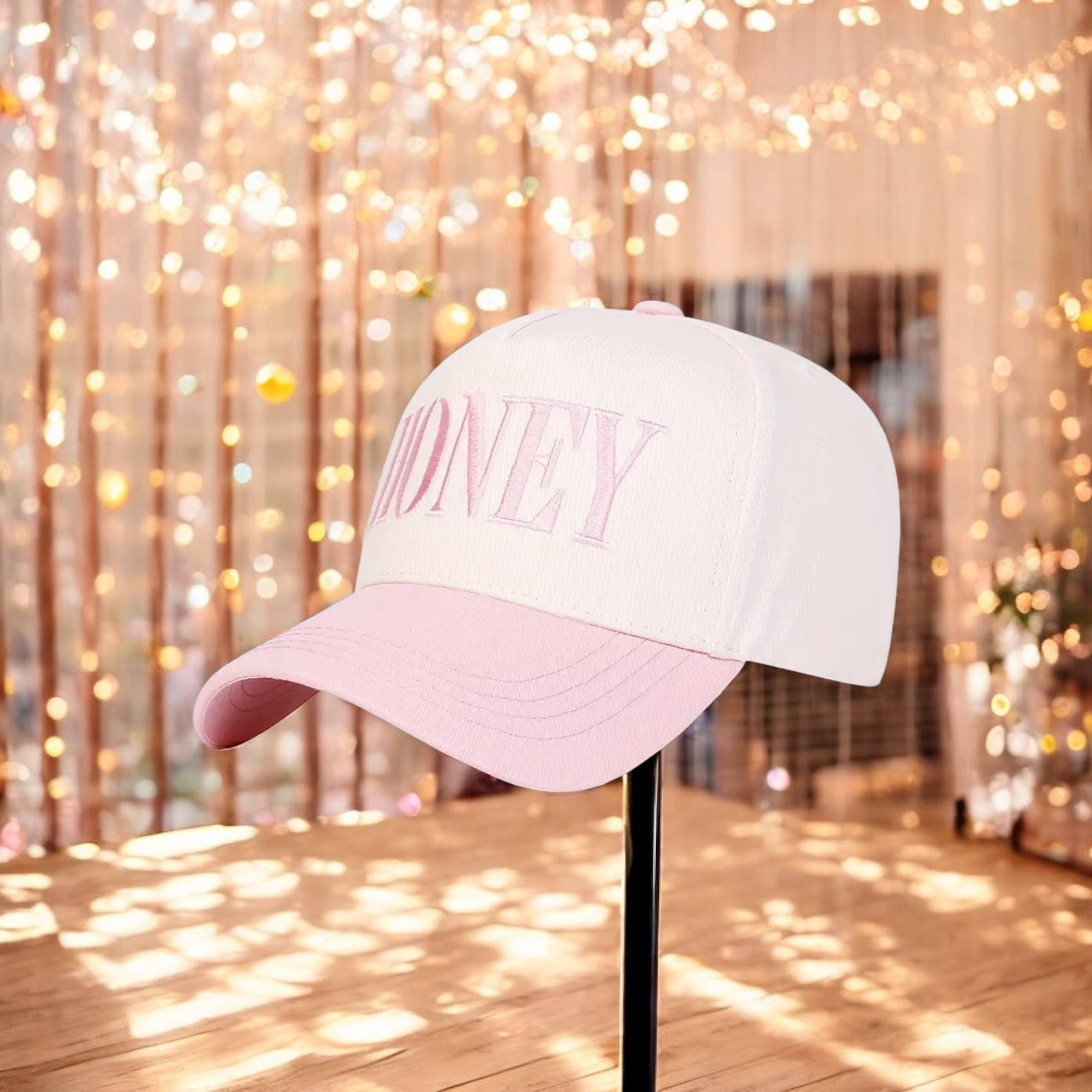 Wild Indigo - Wholesale Baseball Cap - Women's - Honey Embroidered Baseball Hat1