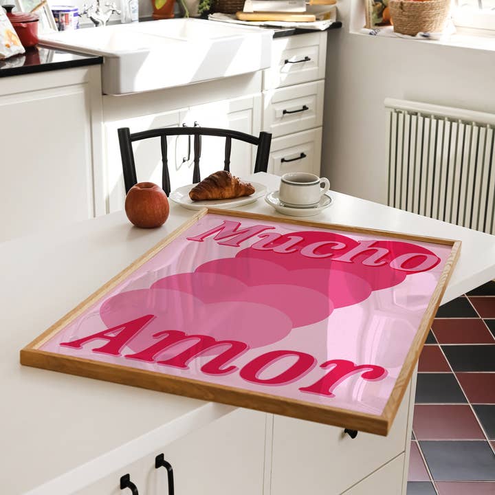 Pink Giraffe Print Co - Wholesale Art Print - Mucho Amor Print3