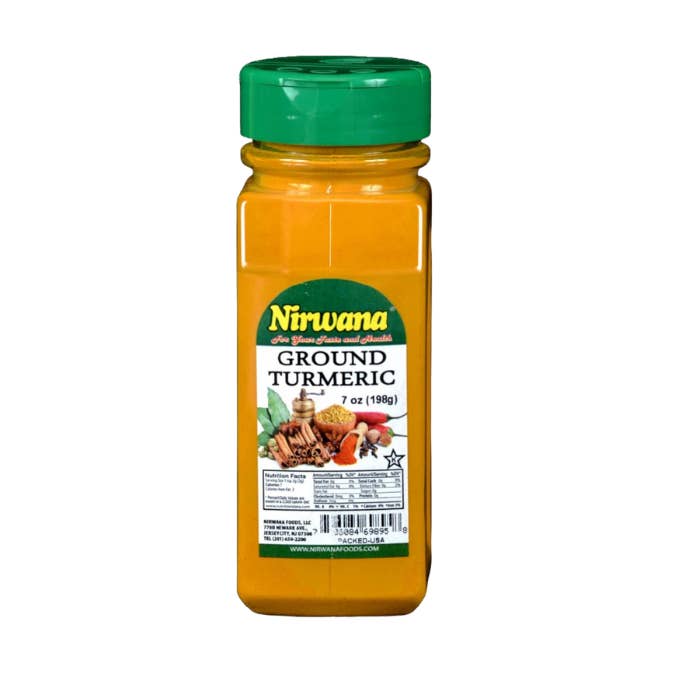 Nirwana Ground Turmeric – 7oz Small Jar for wholesale by Kings Group Distribution