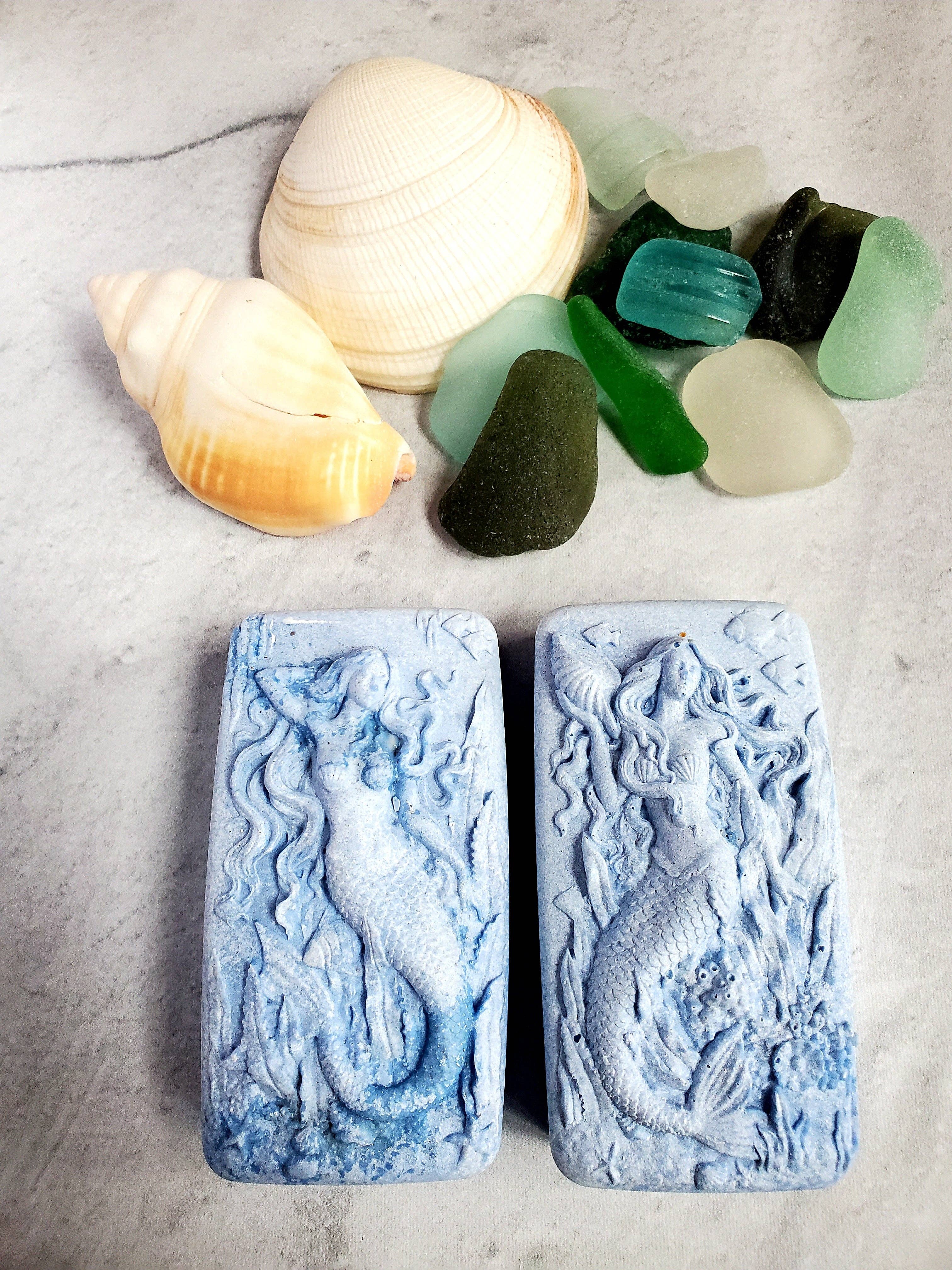 Fairyland Glade - Wholesale Bar Soap - Wild Blueberry Hidden Sea Glass Salt Soap Bar MADE TO ORDER10