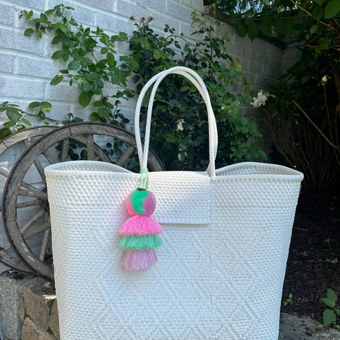 Squeeze De Citron – wholesale Tote bag – Women's – Cocoles All White Citron Tote5