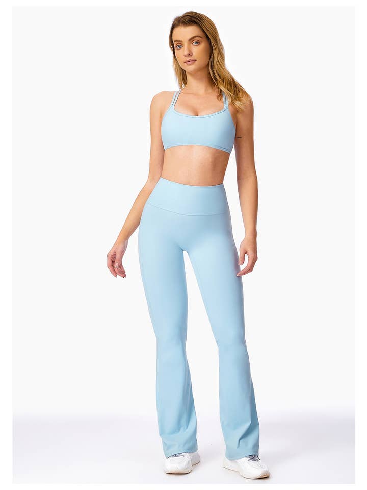 Mantra Active - Wholesale Athletic Pants - Women's - Zoey High-Waisted Scrunch Flare Yoga Pant11