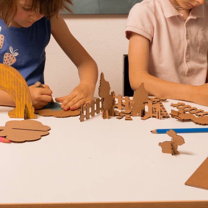 FLOMI - Wholesale DIY Craft Kit - Kids - Eco-friendly 3D Creative Kit – Coloring – Unicorns 4+5