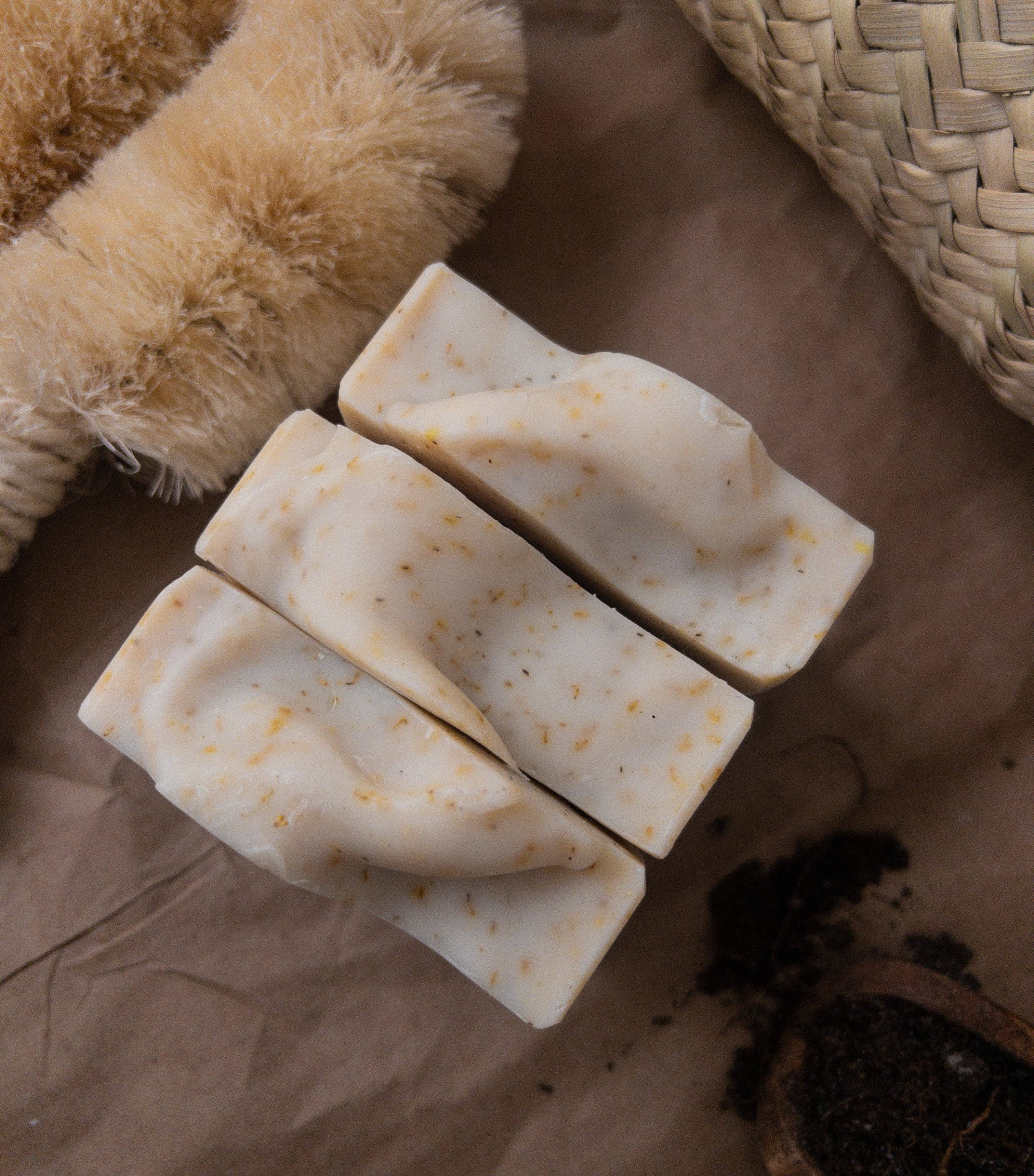 The Ash House Soap Studio - Wholesale Bar Soap - Gardener’s Dual Exfoliation Handcrafted Soap1