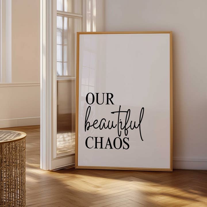 D'LUXE PRINTS - Wholesale Poster - Our Beautiful Chaos Print8