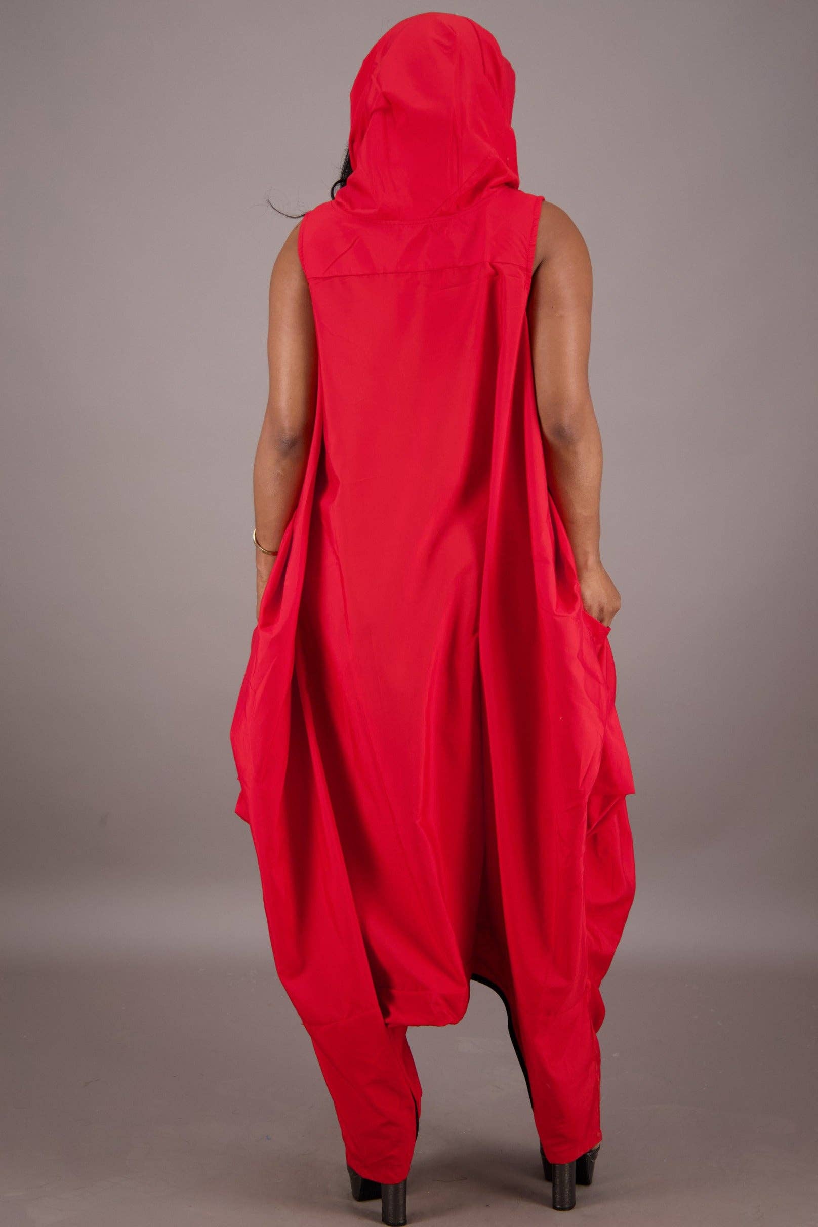 Advance Apparels - Wholesale Jumpsuit - Dames - Voorhoofd Jumpsuit met Capuchon en Effen Kleur AJ-250807