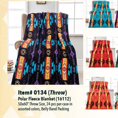 16112 Fleece Throw for wholesale by Silicon Valley Textiles, Inc