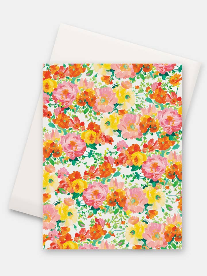 A2 Card - Watercolor Peony for wholesale by Paint&Petals