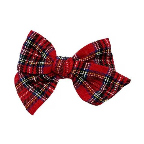 Julemorgen Ternet PINWHEEL Hårsløjfe m/ Klemme for engroshandel hos Pretty in Pink Bows