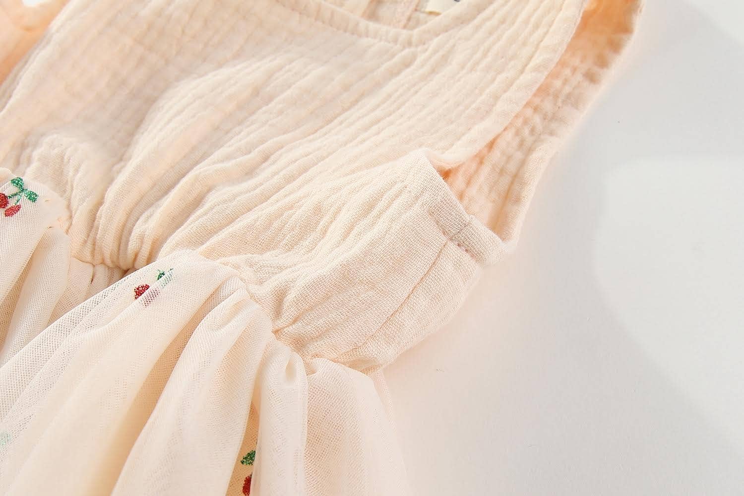 MaMer - Wholesale Bodysuit (Non-Footed) - Baby -  Little Cherries, Sienna tutu romper: 0-3M, 3-6M, 6-12M1