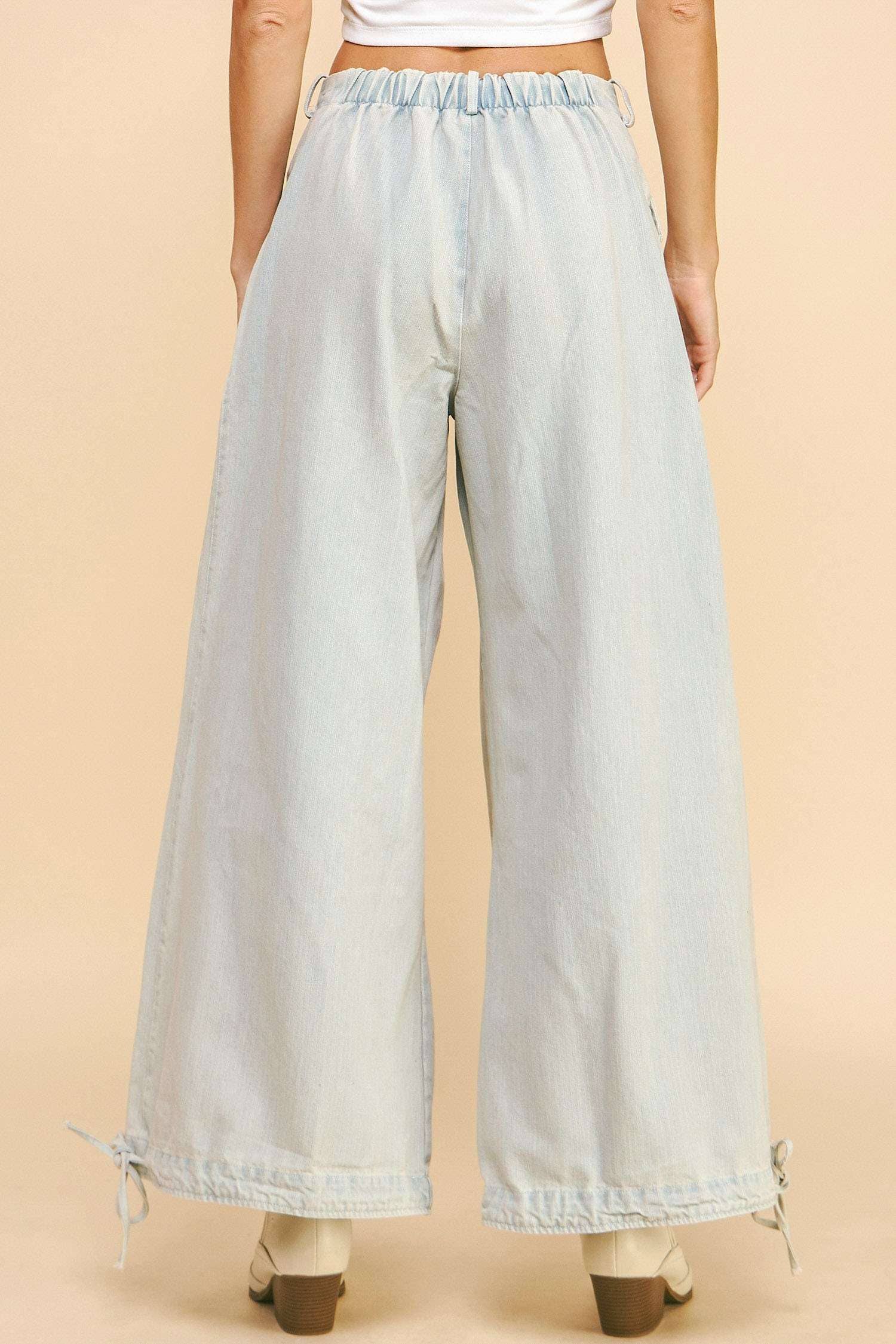 Davi & Dani - Venta al por mayor Pantalones - Mujer - ADEMÁS DE PANTALONES DE MEZCLILLA AJUSTABLES CON ABERTURA ANCHA3