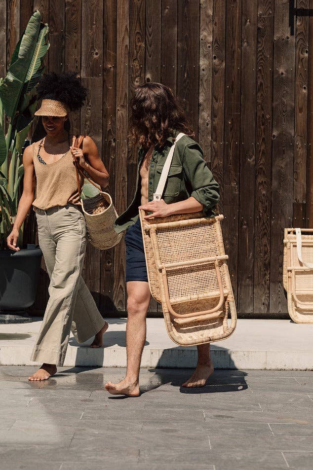 The Straw Studio - Wholesale Strandaccessoires - De picknickstoel (inclusief schouderriem) - Tiny net6