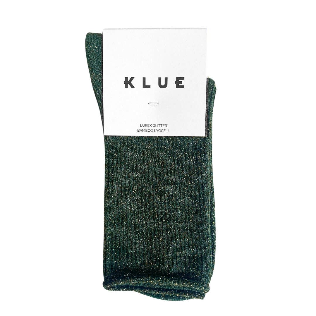 KLUE - Vendita all'ingrosso Calzini - Donna - Calze KLUE Glitter Lurex in Lyocell ecologico | Verde0