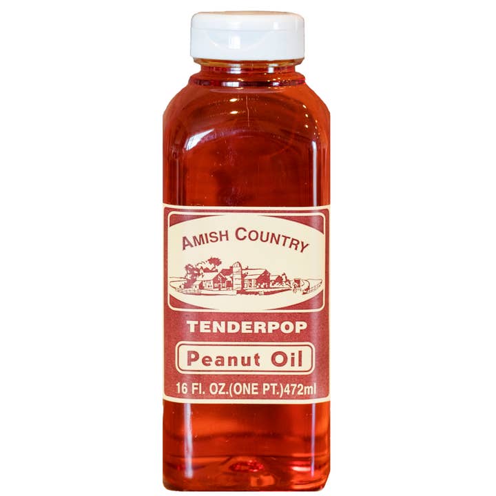 Amish Country Popcorn – wholesale Cooking oil – 16oz. Bottle of Peanut Oil