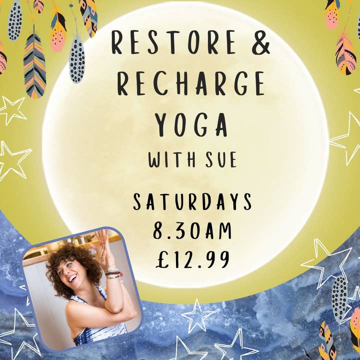 Herstel & Oplaad Yoga met Sue - Zaterdagen - 8.30 uur - £12,99 per les voor wholesale door The Hare And The Moon