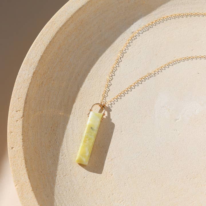 Serpentine Pendant I Spring Jewelry for wholesale by Token Jewelry