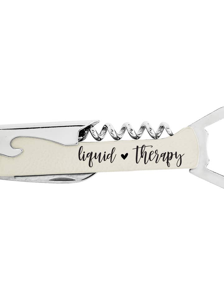 Liquid Therapy - Wine Key for wholesale by Familiar Goods