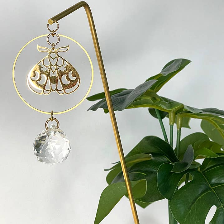 PLS-BFY | Plant Stick Butterfly with Suncatcher Crystal for wholesale by Sunday Girl by Amy DiLamarra