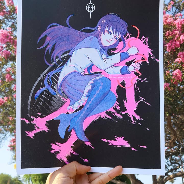 Homura Risograph Print for wholesale by HungryWhales