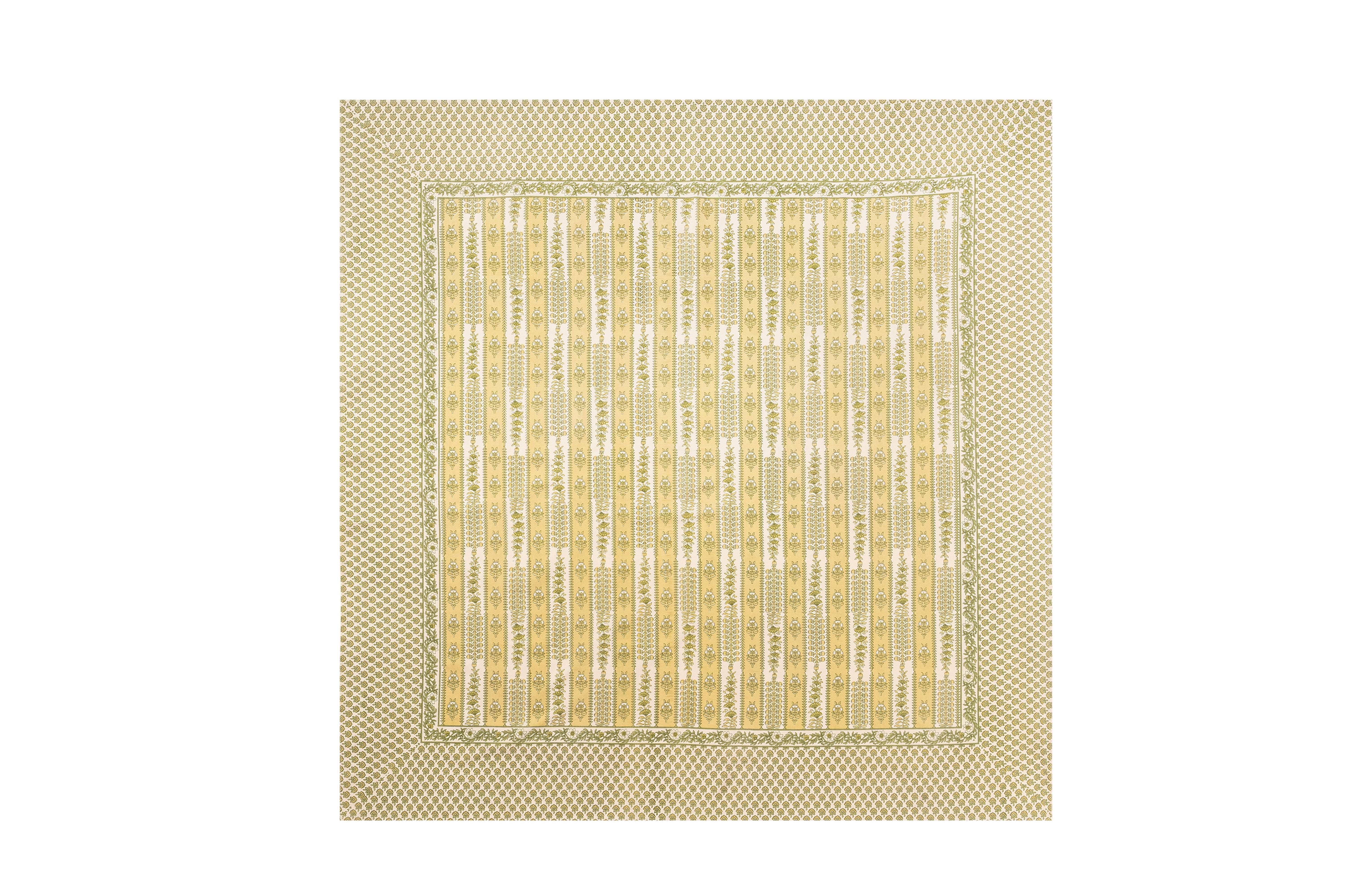 Couleur Nature - Wholesale Tablecloth - Provence Avignon Pistache Tablecloth6