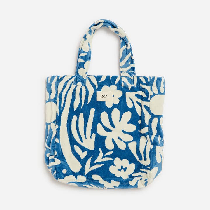 Sunny Terry Tote - Dusty Blue for wholesale by Slowtide