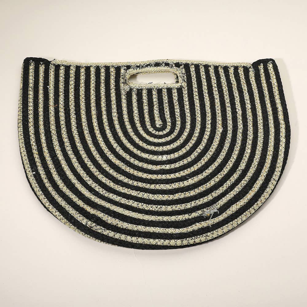 Sensibling Corp. – Sacola - Mulher por atacado – Bolsa tote redonda trançada com listras8