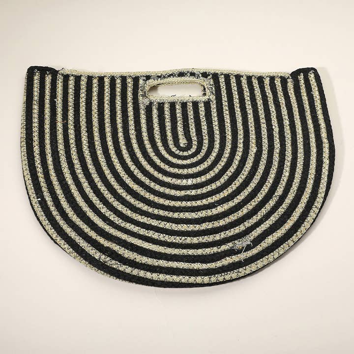 Sensibling Corp. – Sacola - Mulher por atacado – Bolsa tote redonda trançada com listras8