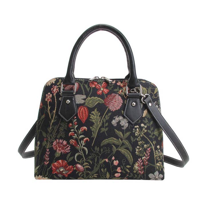 Morning Garden Black - Sac convertible pour la vente par Signare Tapestry