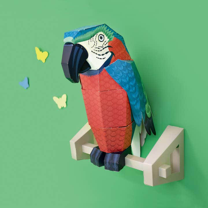 Clockwork Soldier - USA - Wholesale DIY Craft Kit - Kids - Create Your Own Parrot on a Perch2