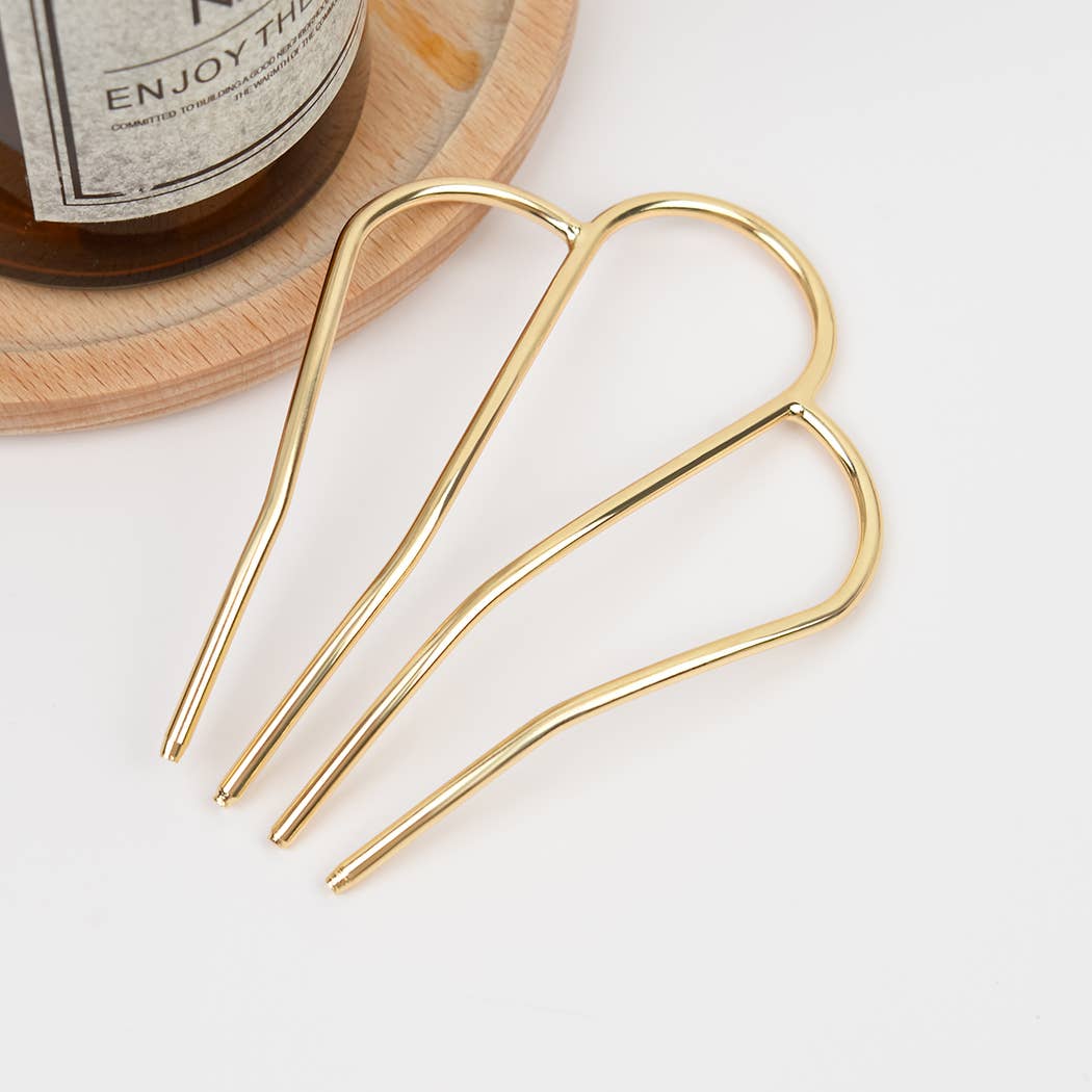 TheDivaSoap - Wholesale Hair Pin - M-shaped Metal Updo Hairpin0