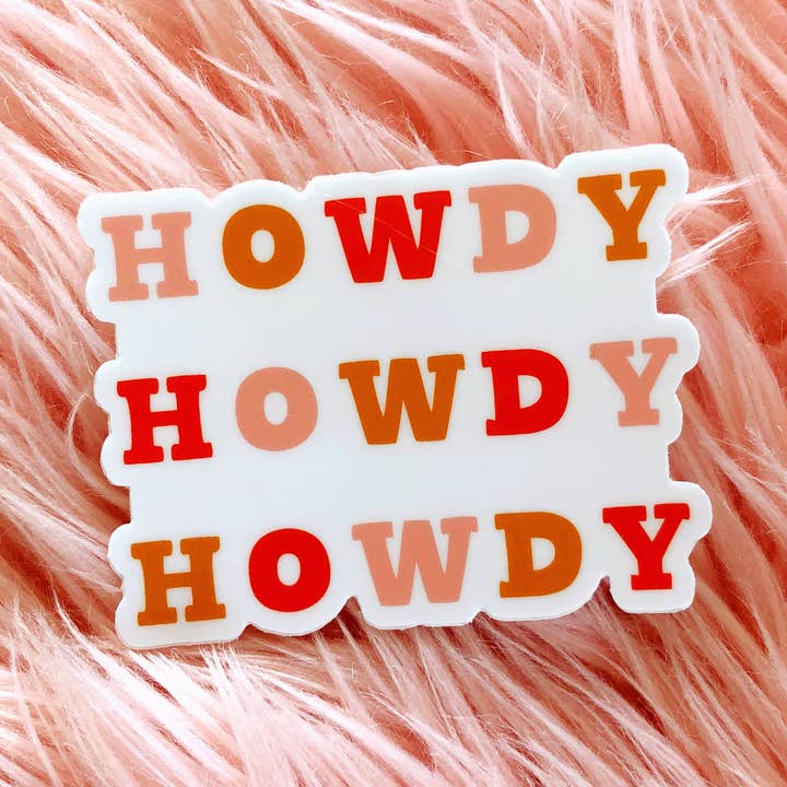 Luella - Wholesale Sticker - Warm Howdy Sticker0