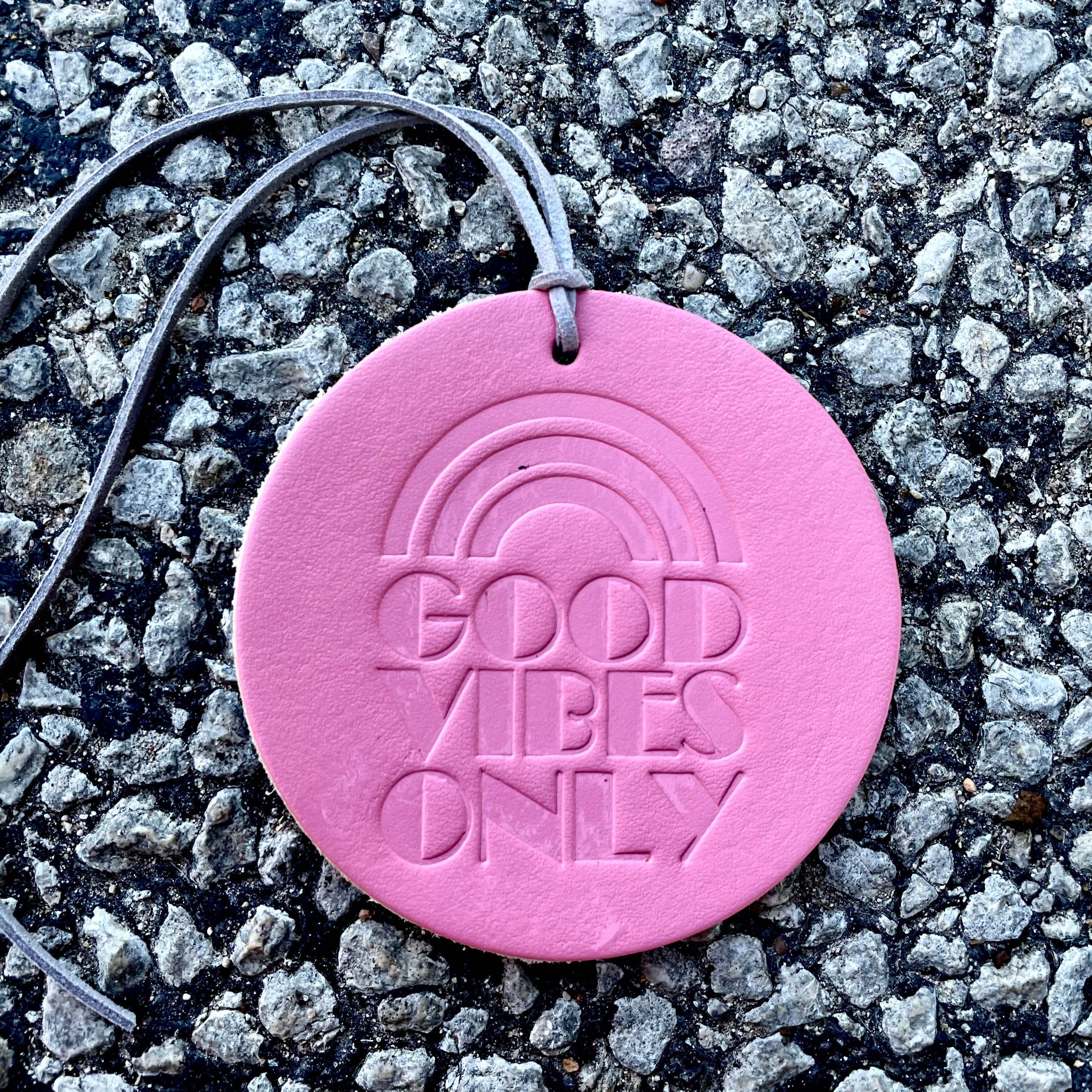 Callahan Leather Co. - Wholesale Car Freshener - Unisex - Good Vibes Only Air Flair3