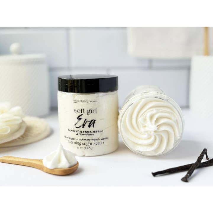 eScentually Yours - Wholesale Whipped Soap - Vanilla Cashmere Whipped Soap & Foaming Sugar Scrub 1