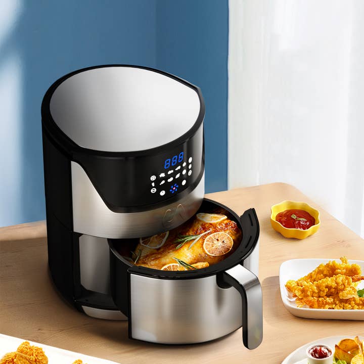 Uber Appliance - Wholesale Kitchen Appliance - Uber Appliance Air Fryer XL Premium 5 QT Stainless Steel15