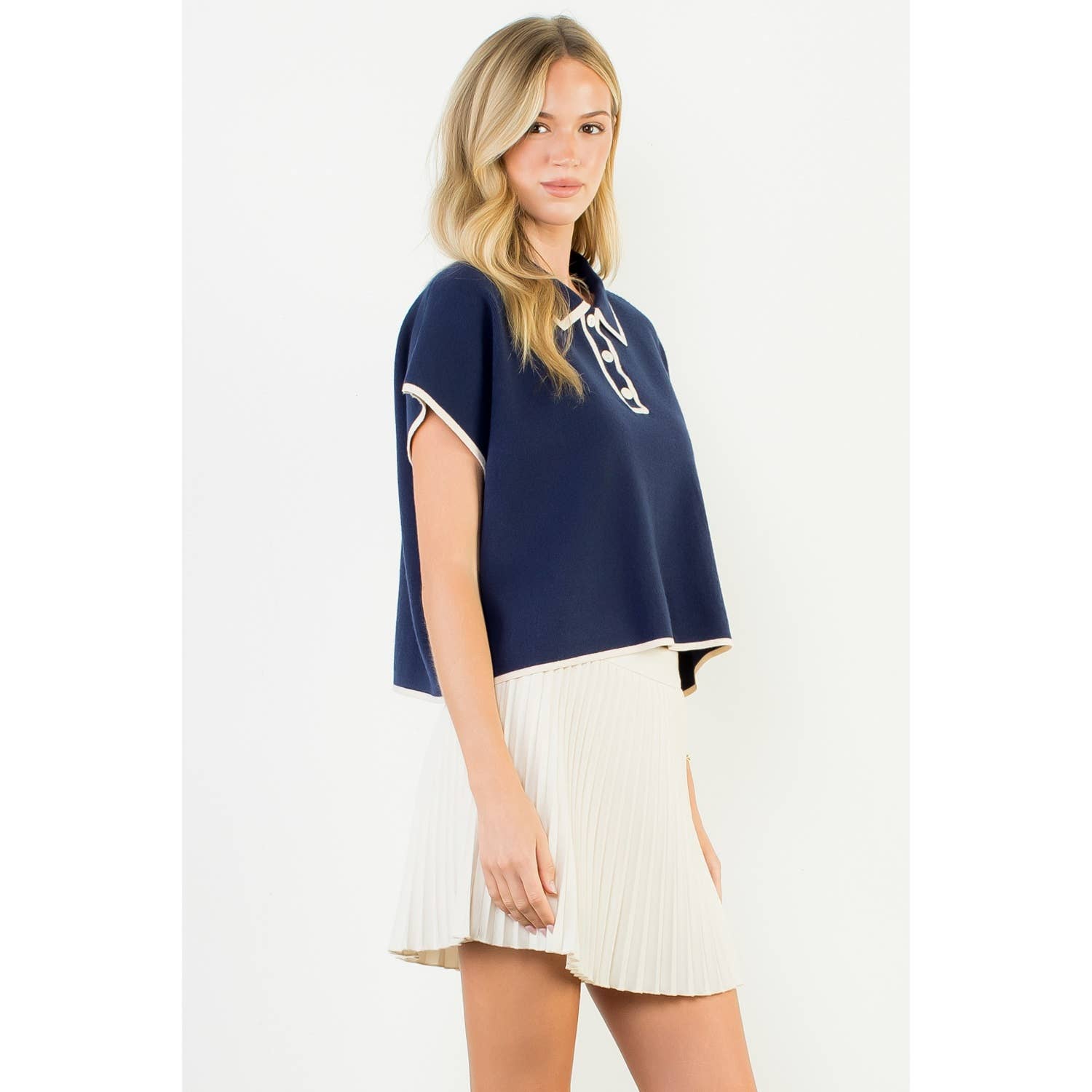 THML - Wholesale T-Shirt - Women's - Short Sleeve Collared Top13