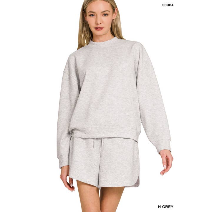 Scuba pullover and shorts 2pcs Set for wholesale by Style Up