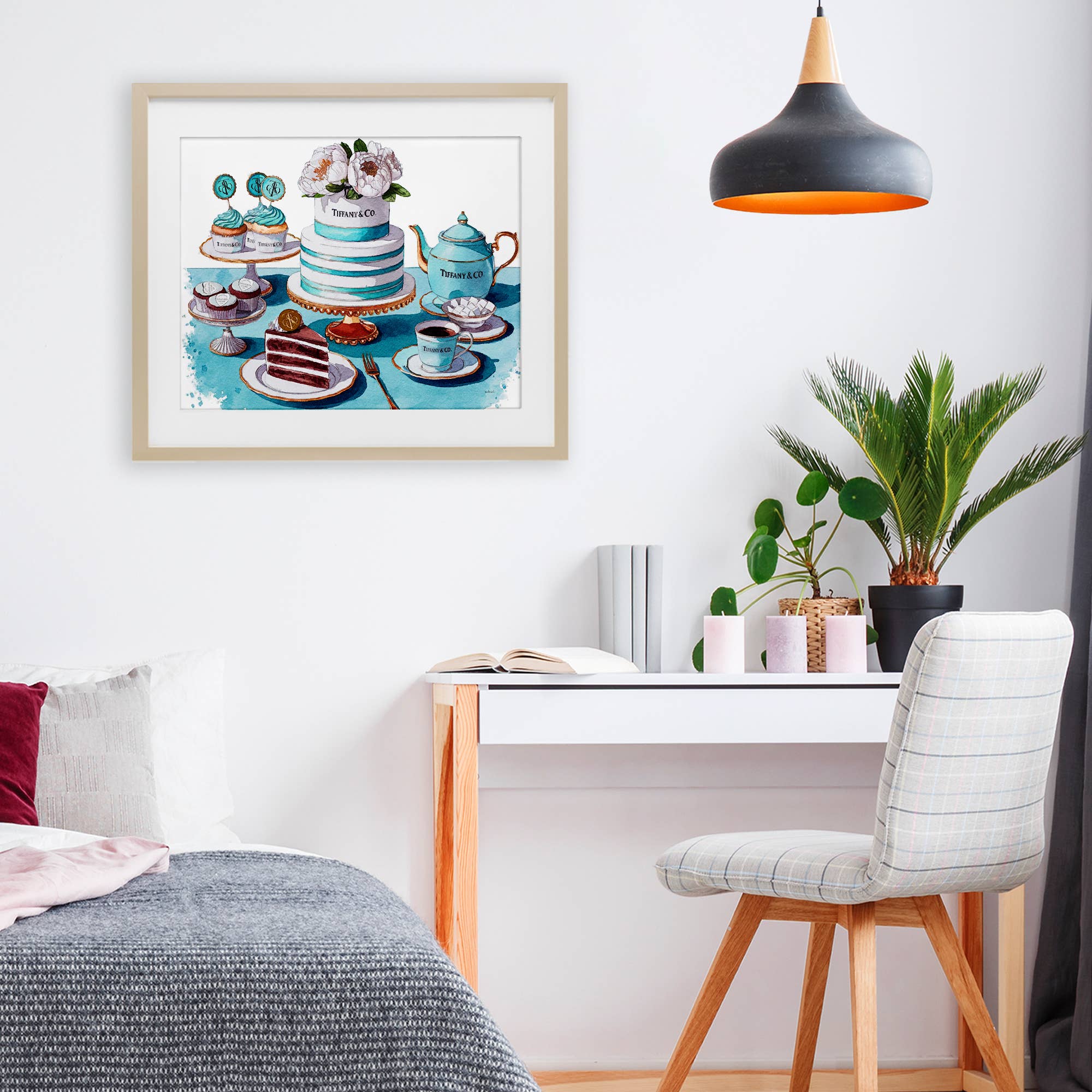 Stupell Industries – wholesale Wall sign – Luxurious Glam Dessert Spread - Print Under Glass Wall Art4