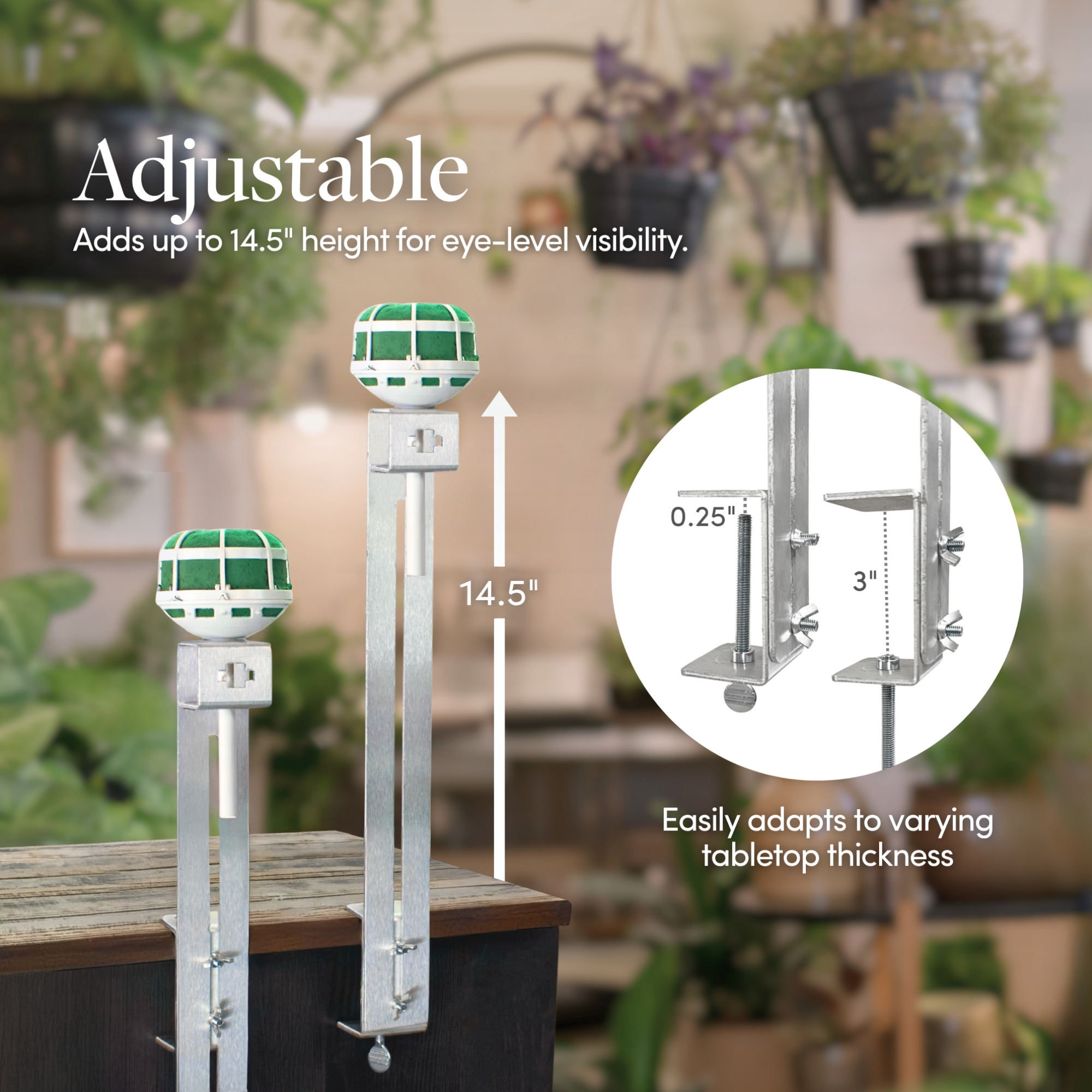 Jacobson - Wholesale Garden Tool - 17.25"L Flower Bouquet Holder Clamp - Floral Supplies3